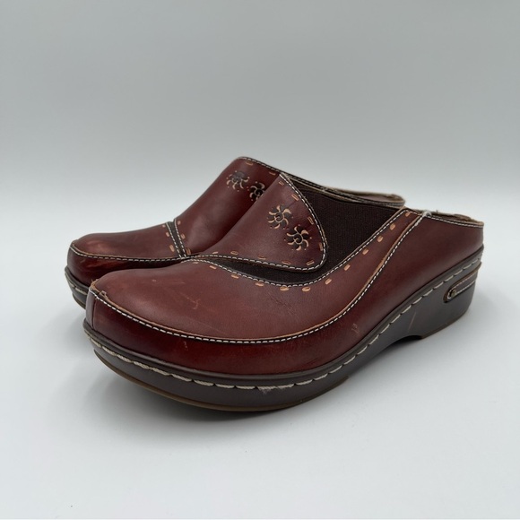 L'ATISTE Shoes - L'Artiste Spring Step Chino Shoes Women's 40/ 9 Brown Wedge Mule Clogs